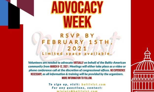 Call to Action: Joint Baltic American National Committee Virtual Advocacy Day