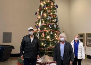 Estonian Christmas Tree at the Chicago Museum of Science And Industry