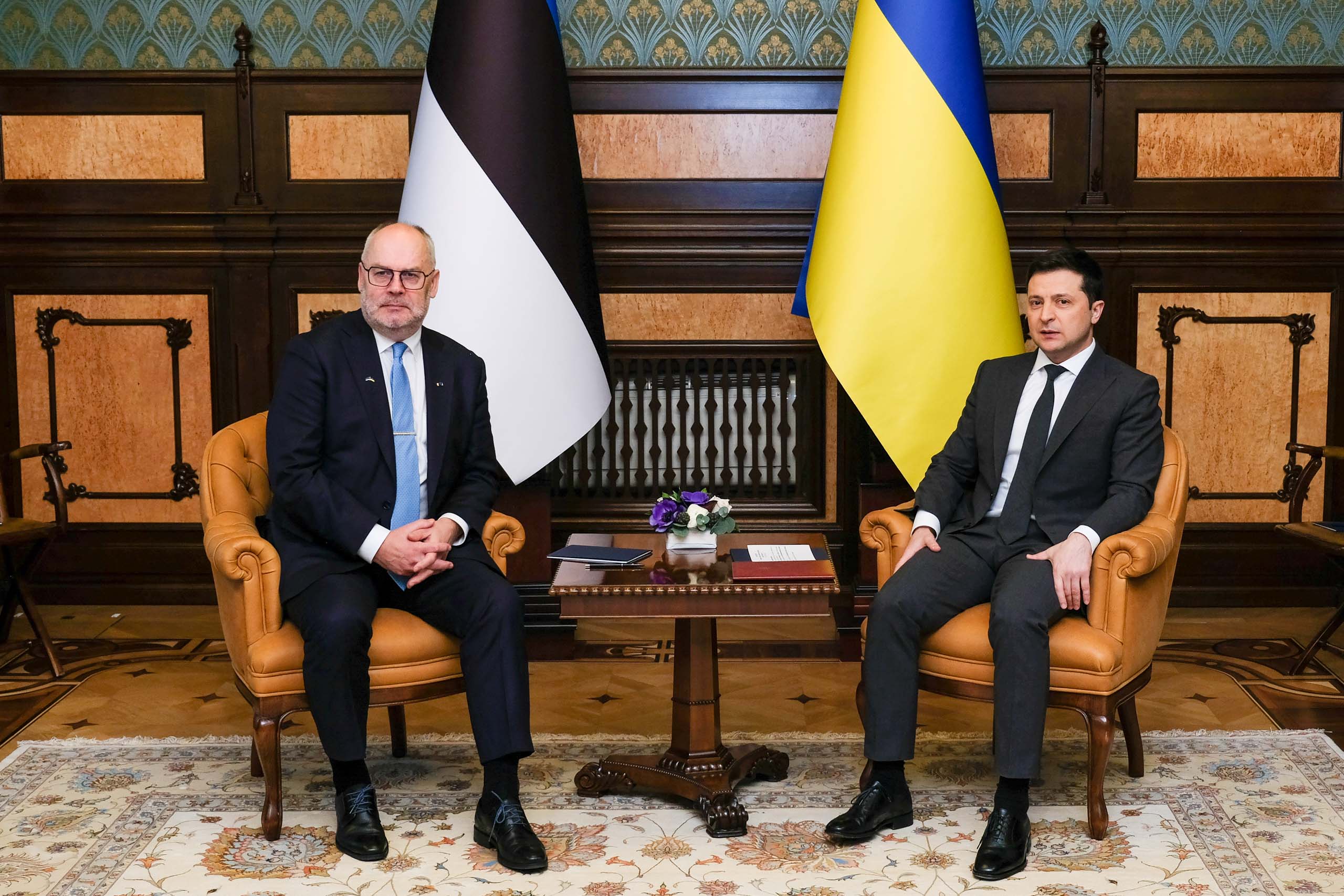 President Karis Kiievis: seisame koos Ukrainaga, me ei kõnni minema, toetame teid igal võimalikul viisil