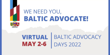 5th Baltic Advocacy Days will be held virtually from May 2-6, 2022
