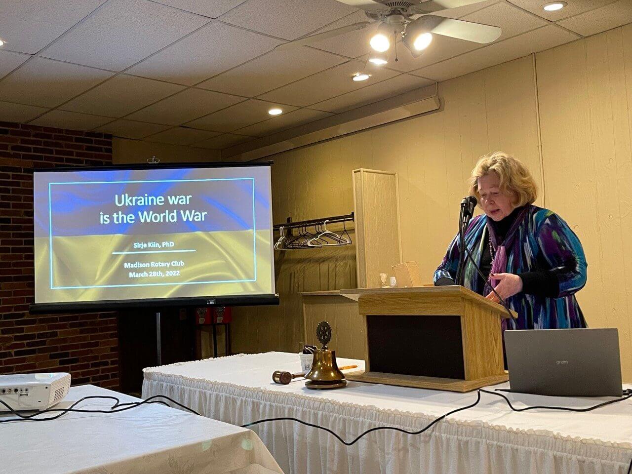 Sirje Kiin: Ukraina sõda on maailmasõda