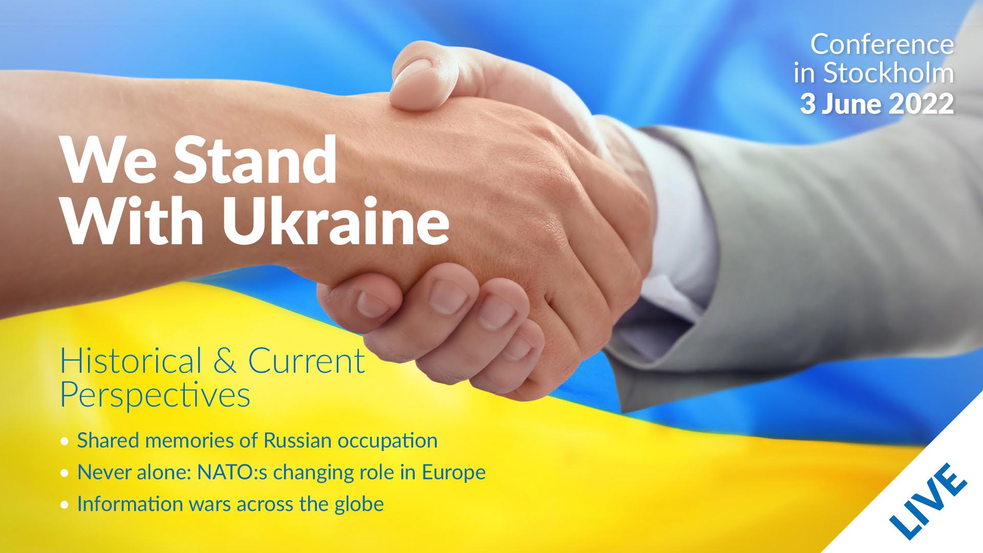 Konverents “We Stand with Ukraine – Historical and Current Perspectives”