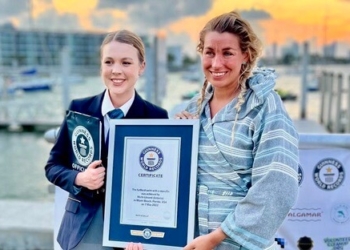 Merle Liivand Sets Her Fourth Mermaid Swim Record