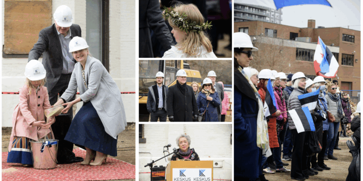 Enthusiastic Gathering of Estonians and Friends Marks KESKUS Ceremonial Groundbreaking in Toronto