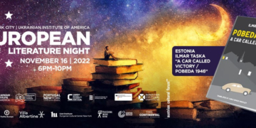Ilmar Taska at European Literature Night 2022 in New York City