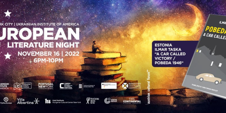 Ilmar Taska at European Literature Night 2022 in New York City