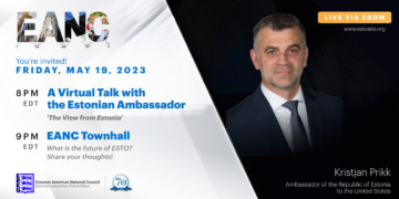 Estonian American National Council to Host Back-to-Back Virtual Events