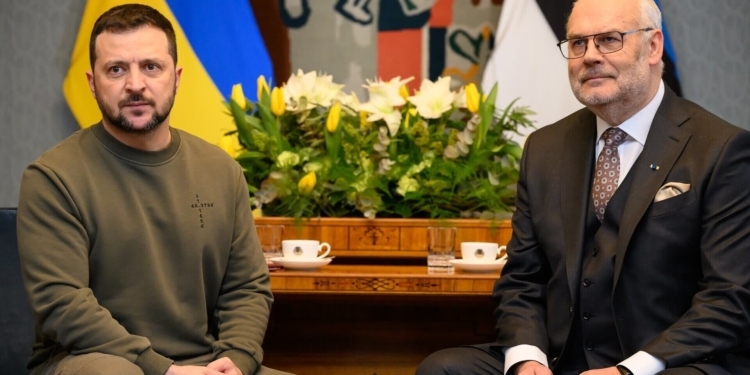 Ukrainian President Zelensky Visits Estonia 