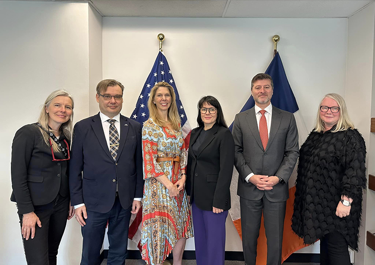 Eesti kultuuriminister Heidy Purga külastas New Yorki