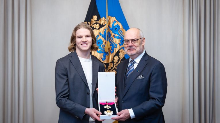 Henry Sildaru võitis olümpiahõbeda ja sai presidendilt kõrge autasu