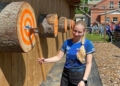 Estonia’s Maarika Lepik crowned women’s world champion in axe throwing